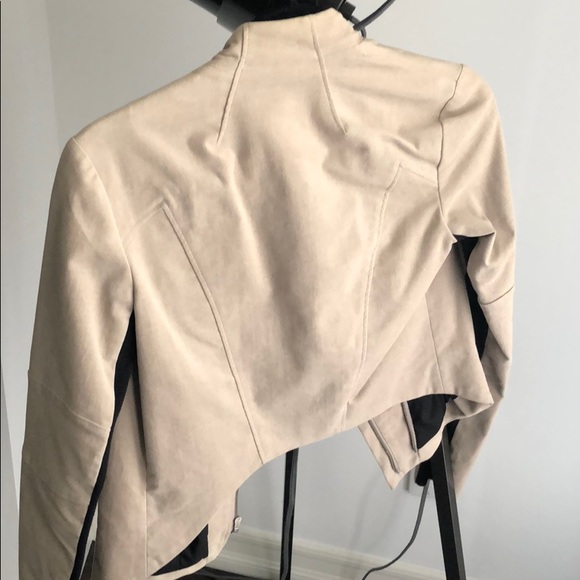 HELMUT LANG BEIGE SOFT FEEL JACKET SIZE SMALL - Picture 4 of 4